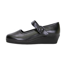Load image into Gallery viewer, 24 HOUR COMFORT Justine Women&#39;s Wide Width Leather Wedge Shoes
