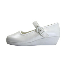 Load image into Gallery viewer, 24 HOUR COMFORT Justine Women&#39;s Wide Width Leather Wedge Shoes
