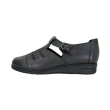 Load image into Gallery viewer, 24 HOUR COMFORT Mara Women&#39;s Wide Width T-Strap Leather Shoes
