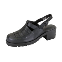 Load image into Gallery viewer, Fazpaz 24 Hour Comfort Cora Women&#39;s Wide Width Comfortable Leather Slingback Clogs
