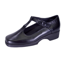 Load image into Gallery viewer, Fazpaz 24 Hour Comfort Tracy Women&#39;s Wide Width Cushioned T-Strap Leather Shoes
