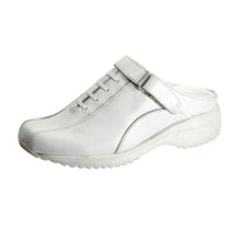 Load image into Gallery viewer, Fazpaz 24 HOUR COMFORT Britney Women&#39;s Wide Width Leather Clogs
