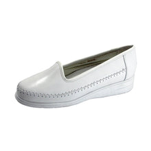 Load image into Gallery viewer, 24 HOUR COMFORT Kya Women&#39;s Wide Width Leather Slip-On Shoes
