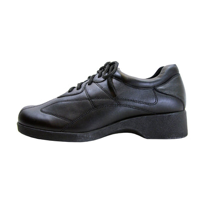 24 HOUR COMFORT Lisa Wide Width Leather Lace-Up Shoes