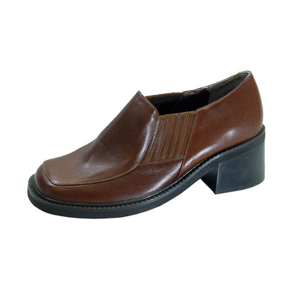 FazPaz Peerage Channelle Women's Wide Width Slip-On Casual Leather Shoes