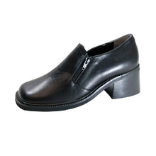 Load image into Gallery viewer, PEERAGE Flo Women&#39;s Wide Width Slip-On Leather Shoes with Zipper
