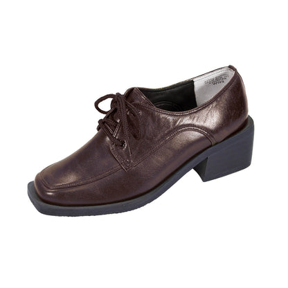 PEERAGE Moya Women's Wide Width Leather Oxford Shoes