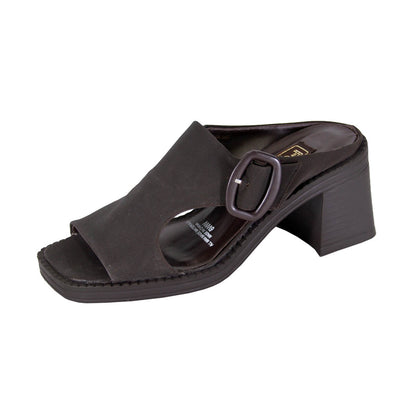 FUZZY Judith Women's Wide Width Sandals with Buckle