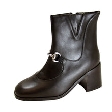 Load image into Gallery viewer, PEERAGE Darla Women&#39;s Wide Width Casual Dress Leather Booties

