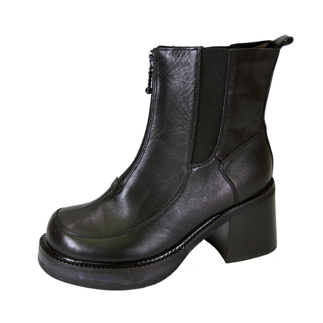 PEERAGE Jay Men's Medium Width Comfort Leather Short Boots