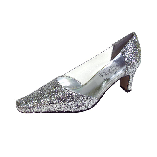 FLORAL Asha Women's Wide Width Evening Glittery Dress Shoes