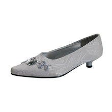 Load image into Gallery viewer, FLORAL Ayla Women&#39;s Wide Width Satin Upper Dress Pumps
