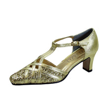 Load image into Gallery viewer, FLORAL Opal Women&#39;s Wide Width T-Strap Dress Pumps
