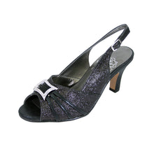 Load image into Gallery viewer, FLORAL Nadine Women&#39;s Wide Width Peep Toe Dress Slingback Shoes
