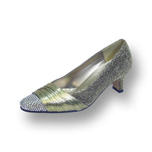 Load image into Gallery viewer, FLORAL Dolly Women&#39;s Wide Width Glittery Metallic Dress Pumps
