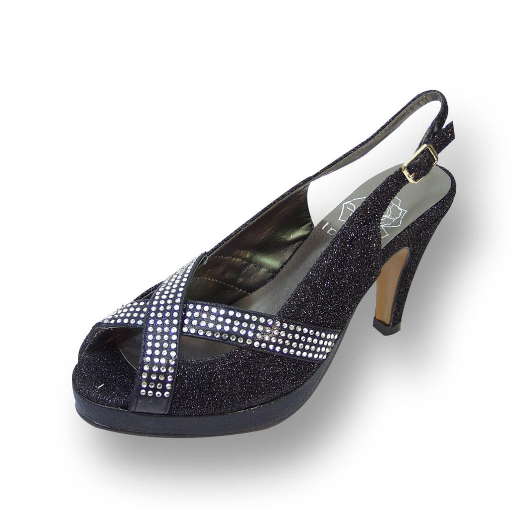 FLORAL Tiffany Women's Wide Width Platform Dress Heeled Sandals