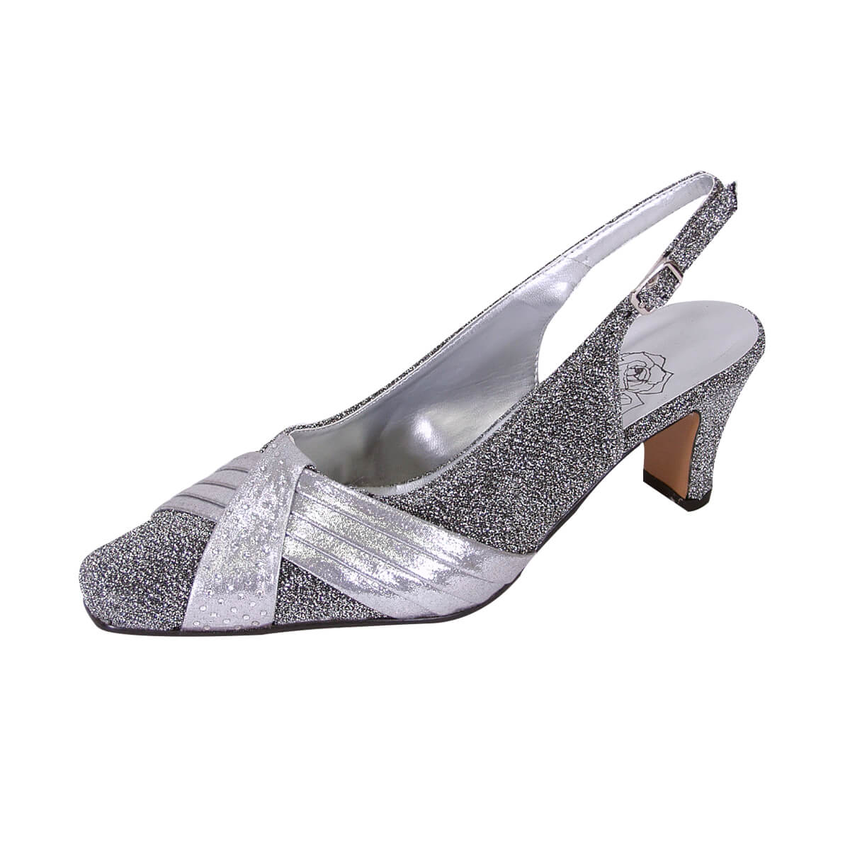 FLORAL Layla Women's Wide Width Glittery Slingback Shoes