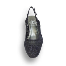 Load image into Gallery viewer, FLORAL Jenni Women&#39;s Wide Width Slingback Mesh Pumps
