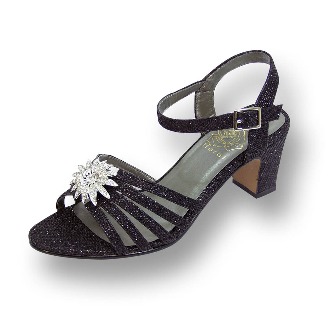 FLORAL Dorothy Women's Wide Width Rhinestone Straps Dress Sandals