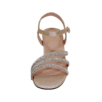 FLORAL Jenna Women's Wide Width Glittery Dress Heeled Sandals