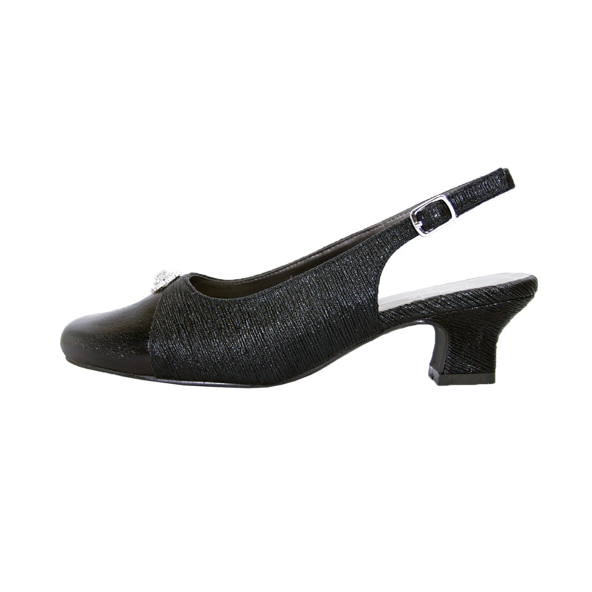 FLORAL Jolie Women's Wide Width Slingback Dress Shoes – FazPaz Wide ...