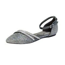 Load image into Gallery viewer, FUZZY Hallie Women&#39;s Wide Width Pointed Toe Dress Flats
