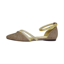 Load image into Gallery viewer, FUZZY Hallie Women&#39;s Wide Width Pointed Toe Dress Flats
