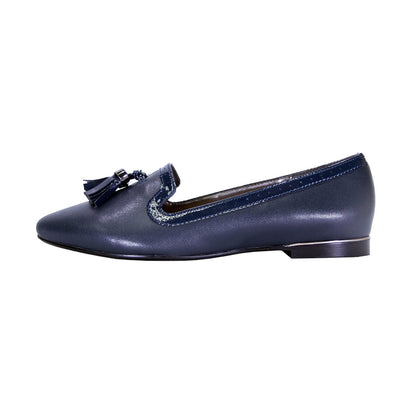 PEERAGE Brenna Women's Wide Width Casual Dress Pointed Toe Leather Flats