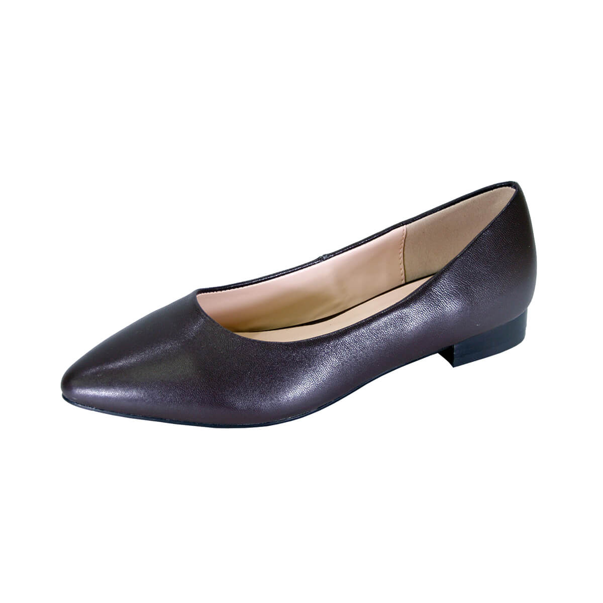 Wide width leather sales flats