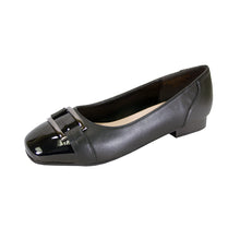 Load image into Gallery viewer, PEERAGE Tonya Women&#39;s Wide Width Leather Dress Flats
