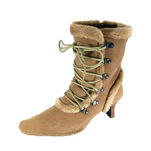 Load image into Gallery viewer, PEERAGE Viola Women&#39;s Wide Width Dress Heeled Boots with Zipper
