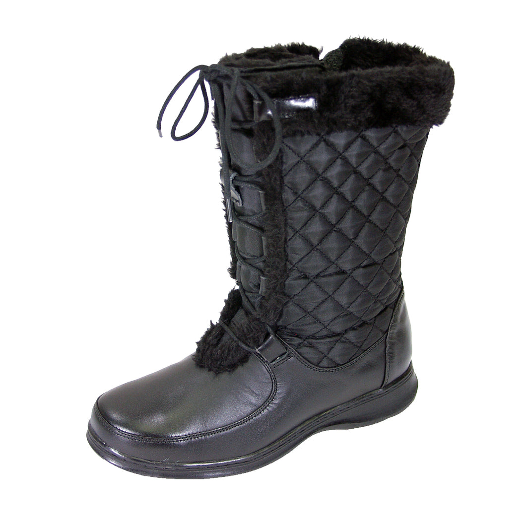 PEERAGE Gabby Women's Wide Width Leather Winter Boots