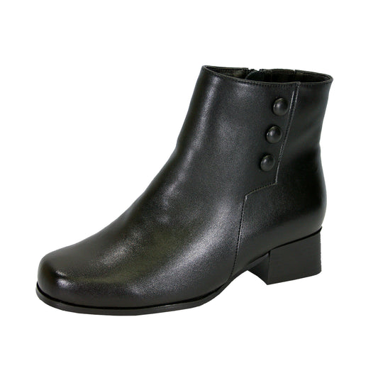 PEERAGE Page Women's Wide Width Leather Dress Booties