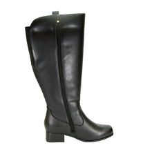 Load image into Gallery viewer, PEERAGE Carolyn Women&#39;s Wide Width Knee High Leather Boots with Zipper
