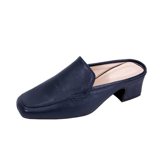 Fazpaz Peerage Jackie Women's Wide Width Comfort Casual Leather Mules