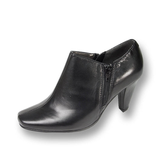 Fazpaz Peerage Kacey Women Wide Width Leather Dress Booties