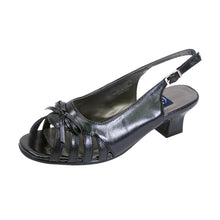 Load image into Gallery viewer, Fazpaz Peerage Celeste Women&#39;s Wide Width Leather Open-Toe Slingback Sandals

