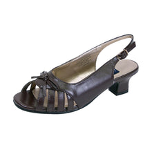 Load image into Gallery viewer, PEERAGE Celeste Women&#39;s Wide Width Leather Slingback Sandals
