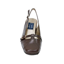 Load image into Gallery viewer, PEERAGE Louisa Women&#39;s Wide Width Leather Slingback Shoes
