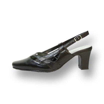 PEERAGE Kate Women's Wide Width Leather Pumps