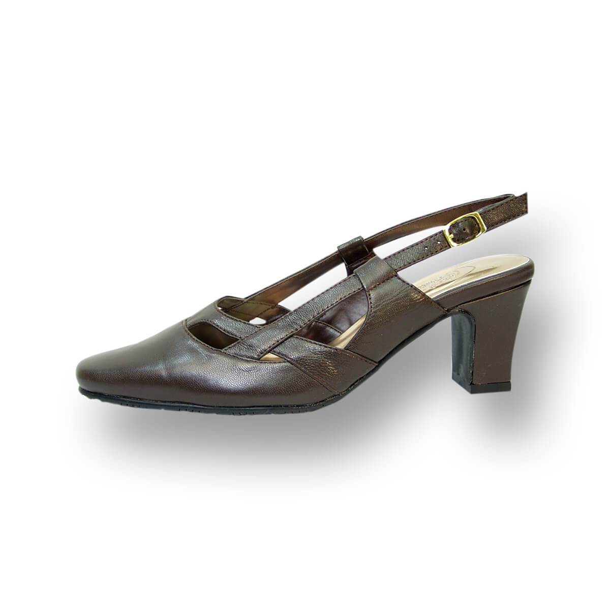 PEERAGE Kate Women's Wide Width Leather Pumps