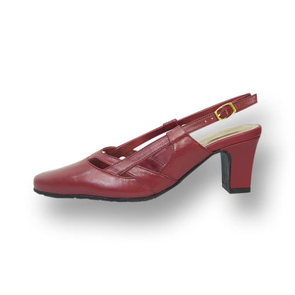 PEERAGE Kate Women's Wide Width Leather Pumps