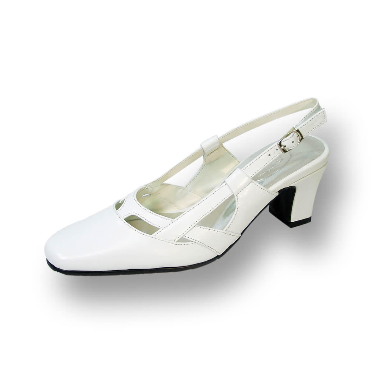 PEERAGE Kate Women's Wide Width Leather Pumps