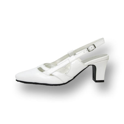 PEERAGE Kate Women's Wide Width Leather Pumps