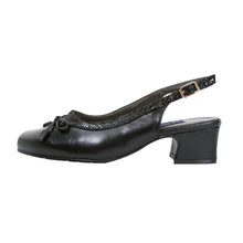 Load image into Gallery viewer, PEERAGE Amber Women&#39;s Wide Width Leather Slingback Pumps
