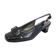 Load image into Gallery viewer, PEERAGE Annabelle Women&#39;s Wide Width Leather Slingback Pumps
