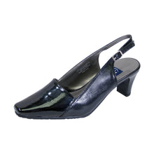 Load image into Gallery viewer, Fazpaz Peerage Meredith Women&#39;s Wide Width Leather Slingback Dress Pumps
