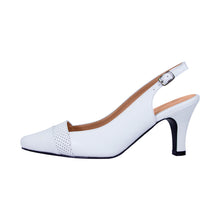 Load image into Gallery viewer, PEERAGE Candy Women&#39;s Wide Width Leather Slingback Dress Pumps
