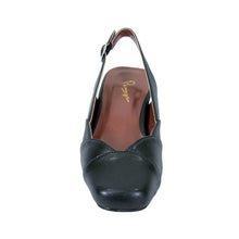 Load image into Gallery viewer, PEERAGE Eve Women&#39;s Wide Width Leather Slingback Dress Pumps
