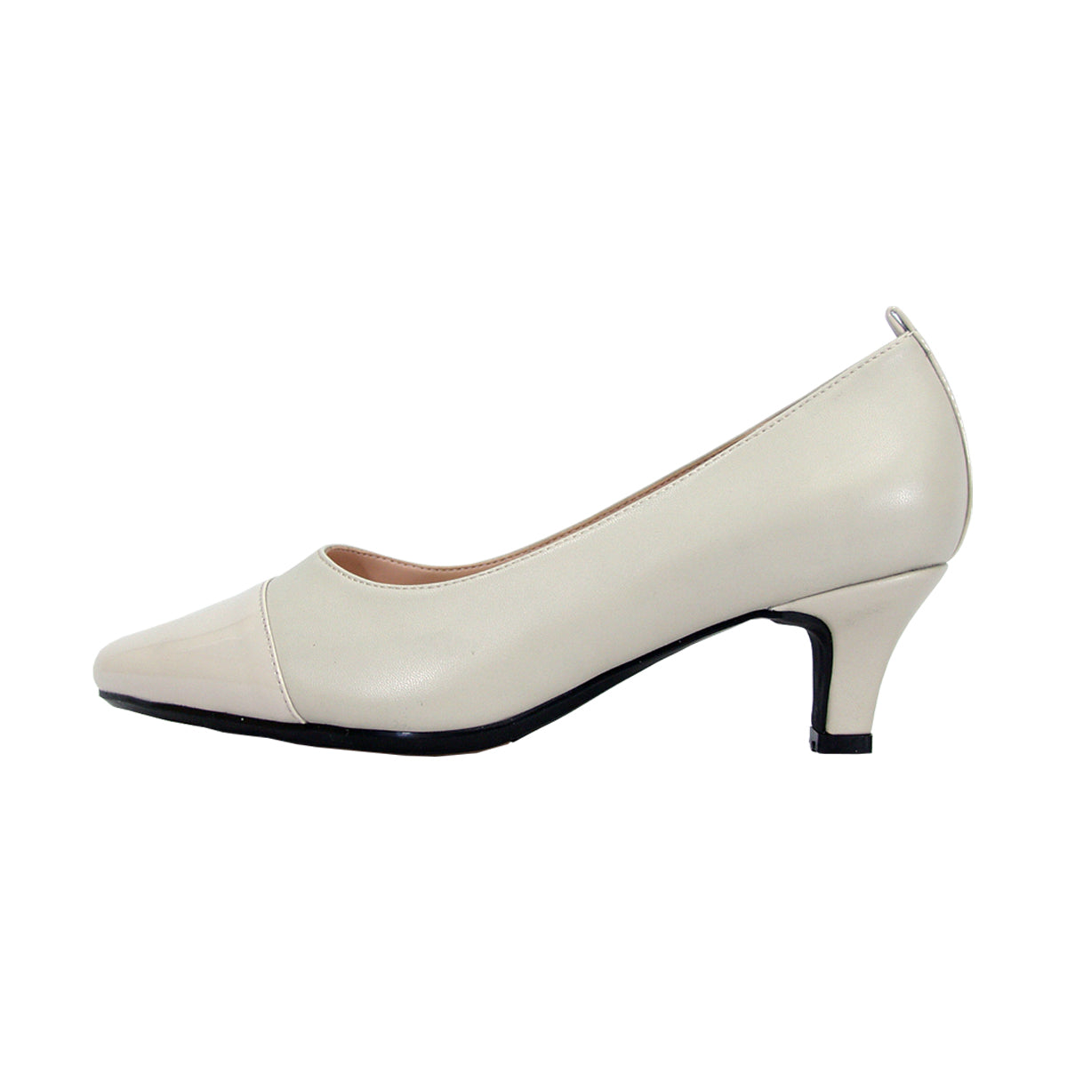 PEERAGE Arlene Women's Wide Width Leather Pumps